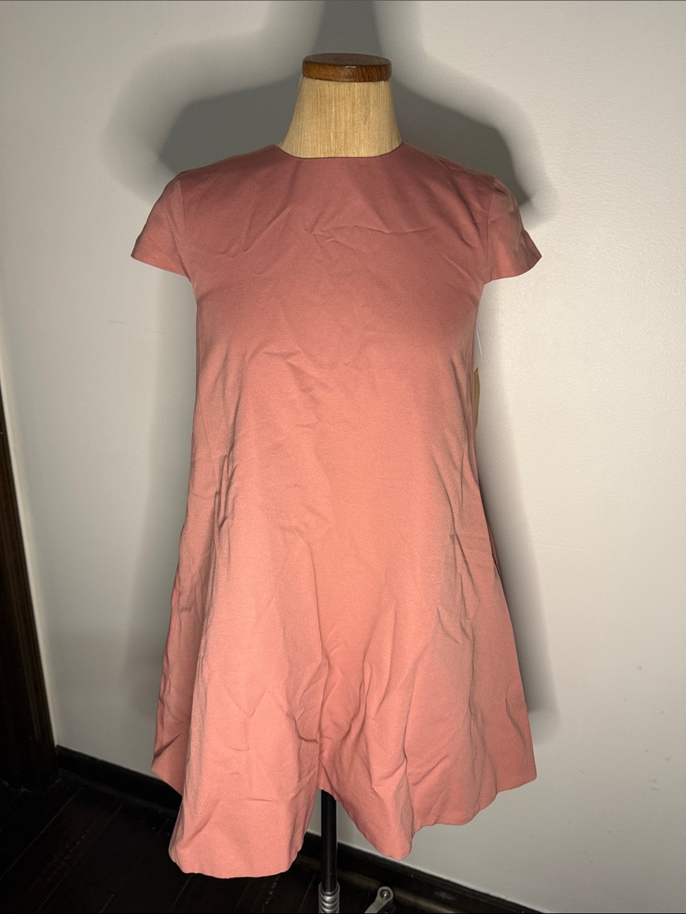 Women's Short Sleeve Pink Swing Top